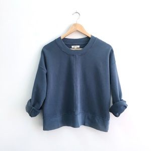 Madewell Crewneck Sweatshirt Blue XS